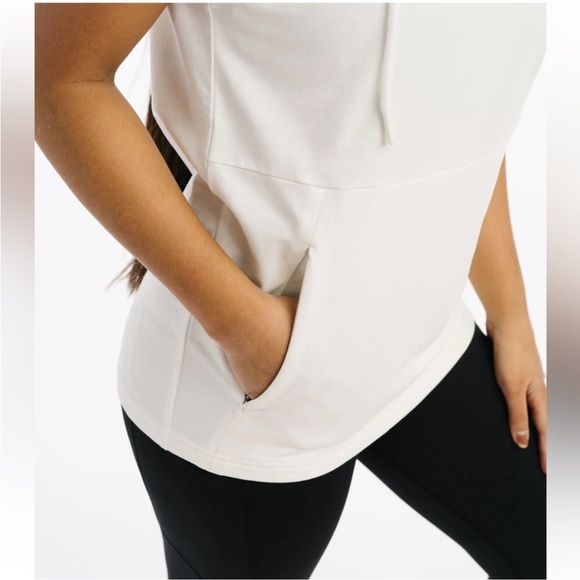 ZYIA Active White Fighter Women's Sleeveless Hoodie Size XXL - Picture 5 of 11